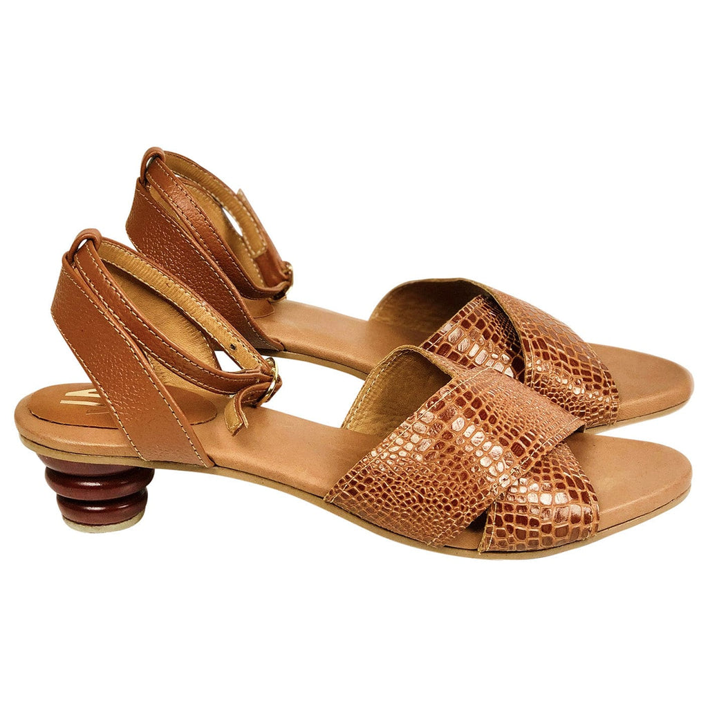 Silvia Cobos Women's Sandals Square Sandal Silvia Cobos Argelia Brown