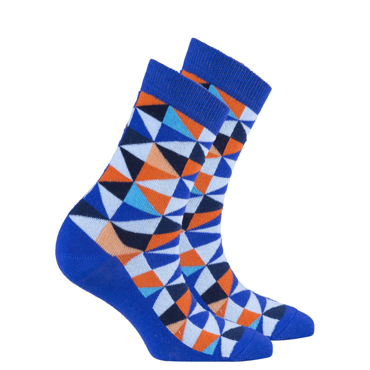 Socks n Socks Women's Fashion - Women's Intimates and Loungewear - Women's Socks & Hosiery - Socks One Color / One Size Women's Blue Triangle Socks