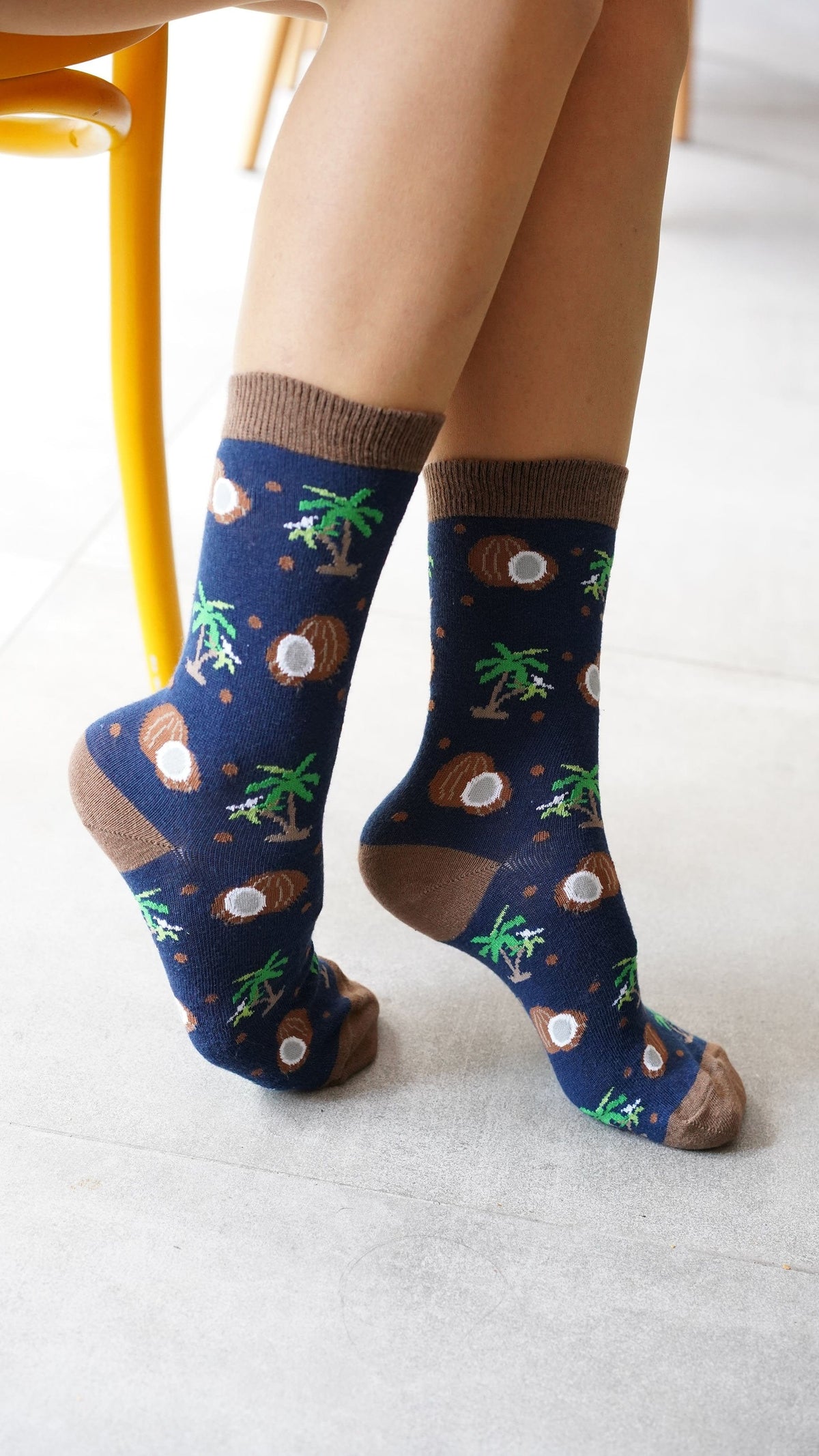 Socks n Socks Women's Fashion - Women's Intimates and Loungewear - Women's Socks & Hosiery - Socks One Color / One Size Women's Coconut Socks