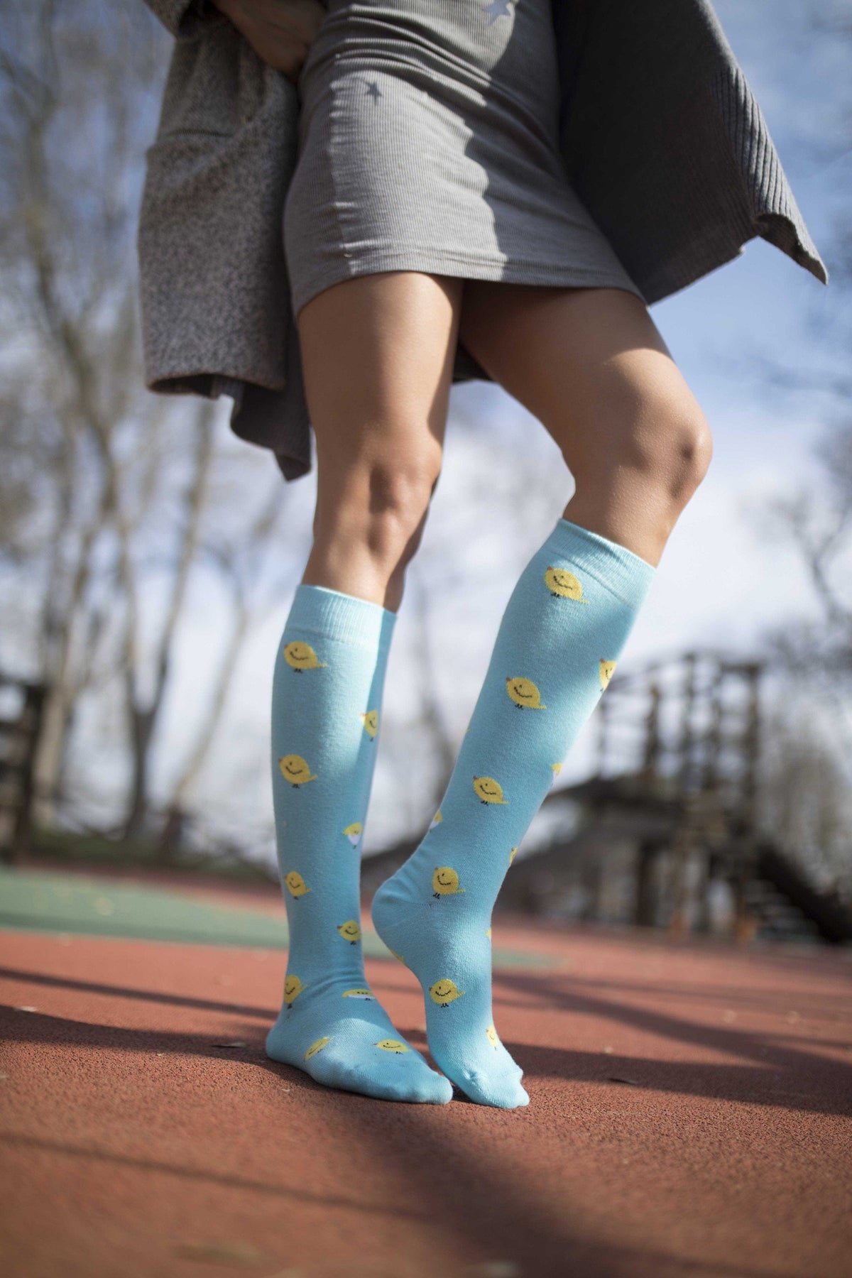 Socks n Socks Women's Fashion - Women's Intimates and Loungewear - Women's Socks & Hosiery - Socks One Color / One Size Women's Duck Knee High Socks