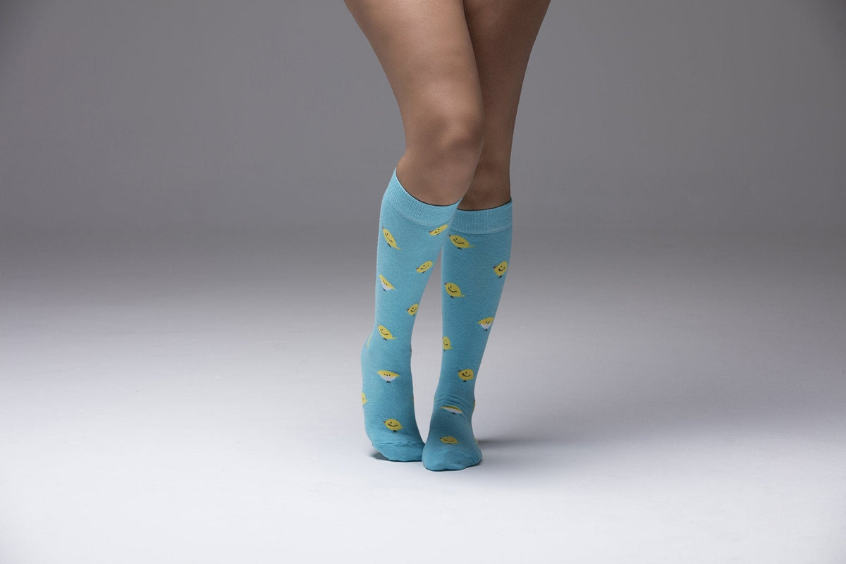 Socks n Socks Women's Fashion - Women's Intimates and Loungewear - Women's Socks & Hosiery - Socks One Color / One Size Women's Duck Knee High Socks