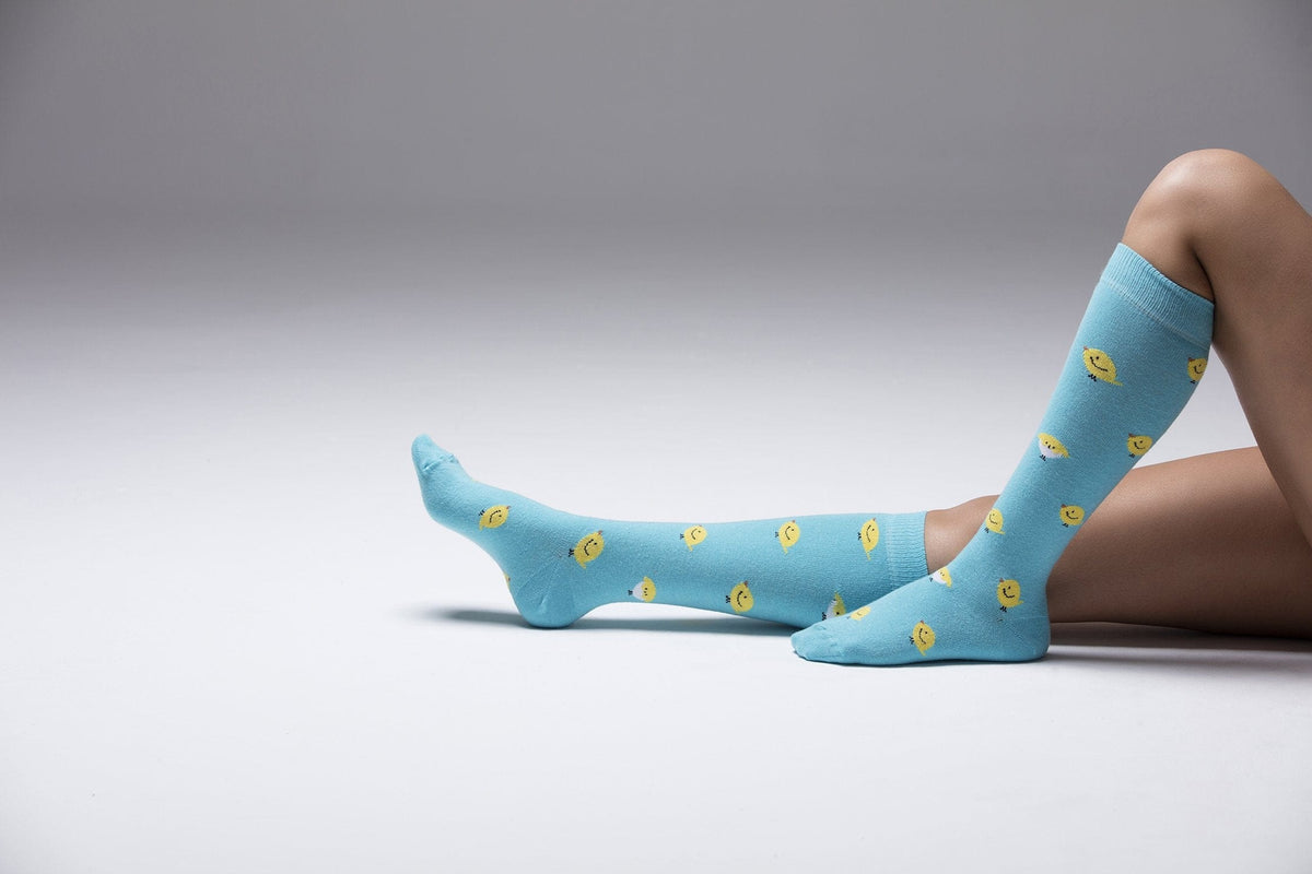 Socks n Socks Women's Fashion - Women's Intimates and Loungewear - Women's Socks & Hosiery - Socks One Color / One Size Women's Duck Knee High Socks