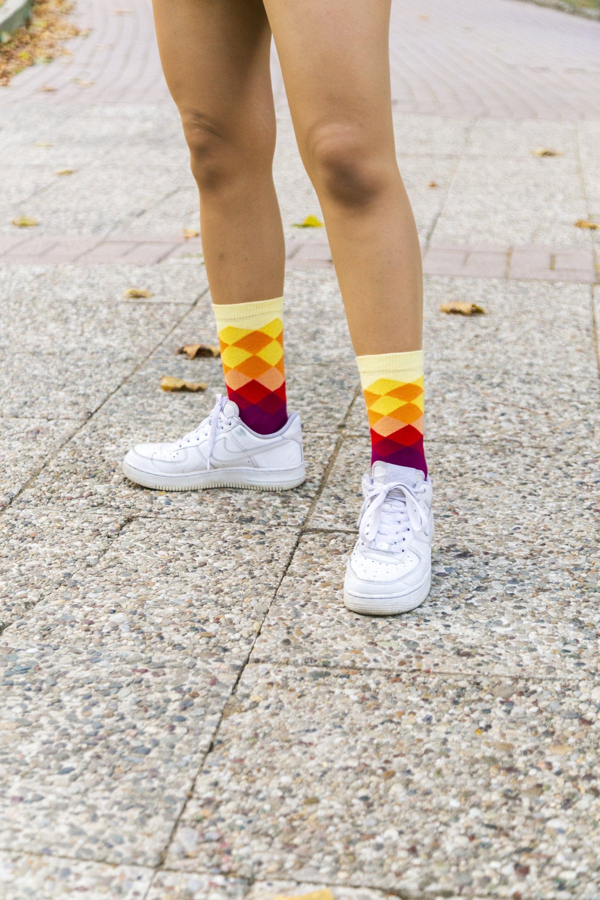 Socks n Socks Women's Fashion - Women's Intimates and Loungewear - Women's Socks & Hosiery - Socks One Color / One Size Women's Flame Diamond Socks