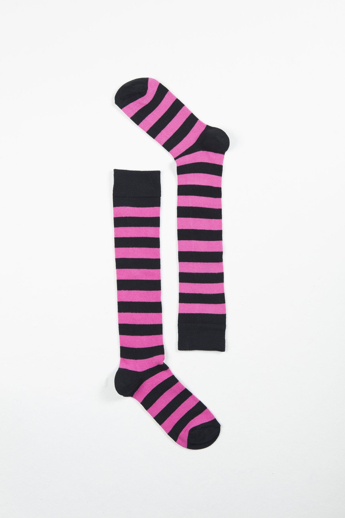 Socks n Socks Women's Fashion - Women's Intimates and Loungewear - Women's Socks & Hosiery - Socks One Color / One Size Women's Flamingo Stripe Knee High Socks