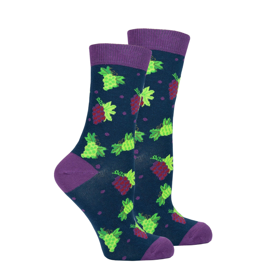 Socks n Socks Women's Fashion - Women's Intimates and Loungewear - Women's Socks & Hosiery - Socks One Color / One Size Women's Grape Socks