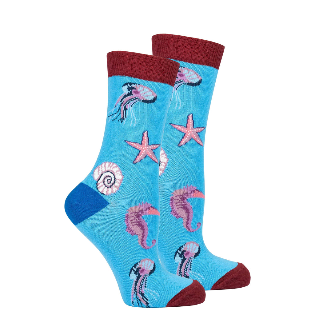 Socks n Socks Women's Fashion - Women's Intimates and Loungewear - Women's Socks & Hosiery - Socks One Color / One Size Women's Jellyfish  Socks