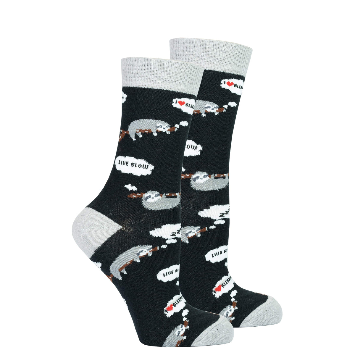 Socks n Socks Women's Fashion - Women's Intimates and Loungewear - Women's Socks & Hosiery - Socks One Color / One Size Women's Lazy Sloth Socks