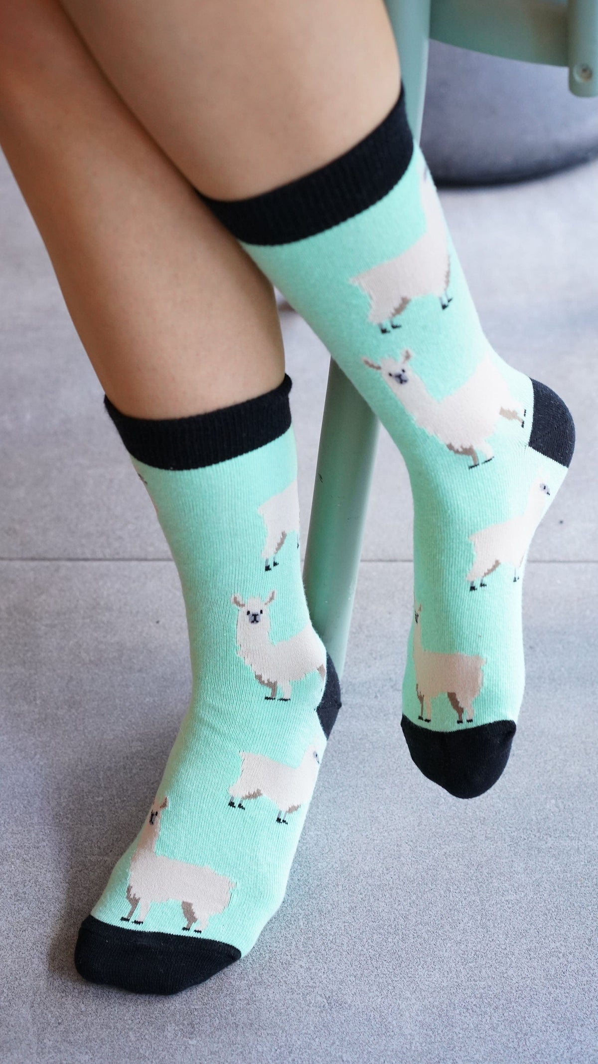 Socks n Socks Women's Fashion - Women's Intimates and Loungewear - Women's Socks & Hosiery - Socks One Color / One Size Women's Llama Socks
