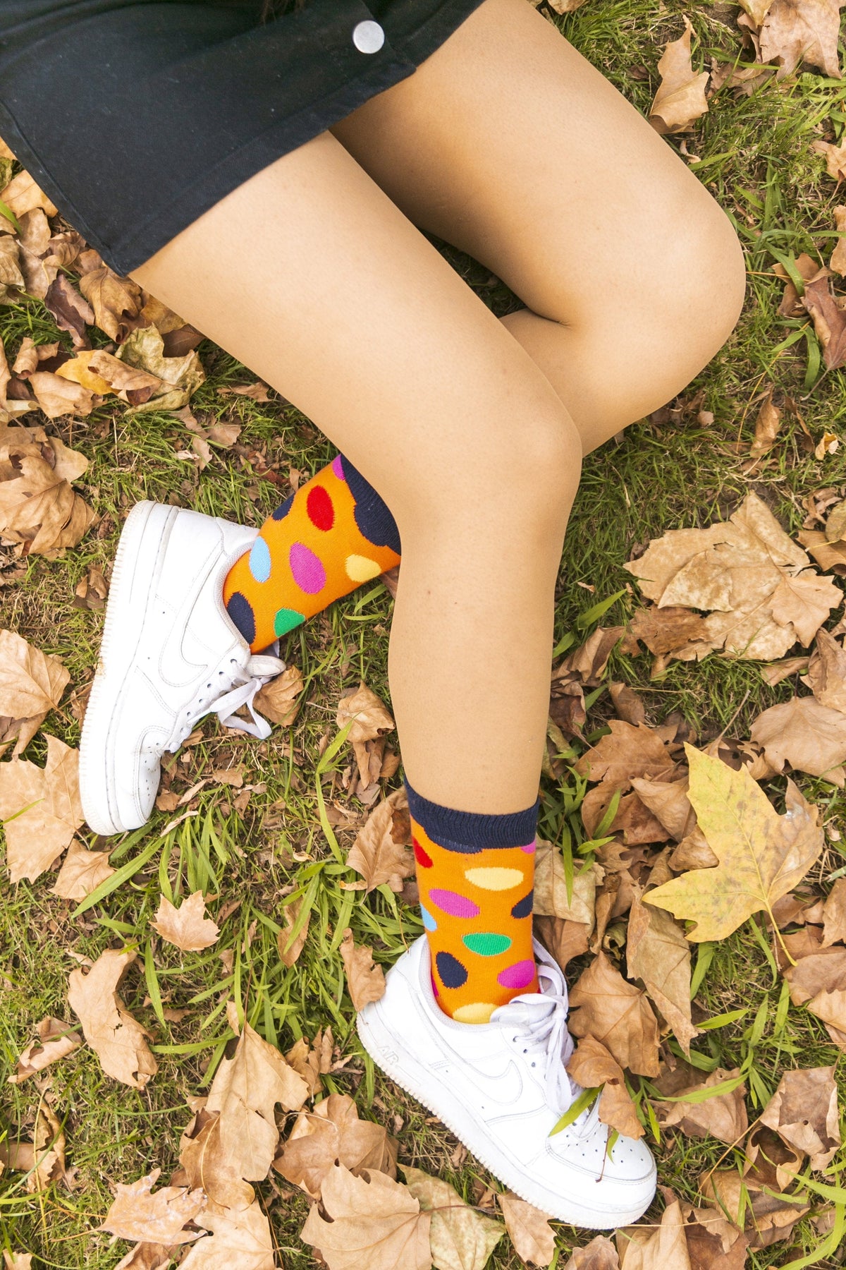 Socks n Socks Women's Fashion - Women's Intimates and Loungewear - Women's Socks & Hosiery - Socks One Color / One Size Women's Mandarin Dot Socks