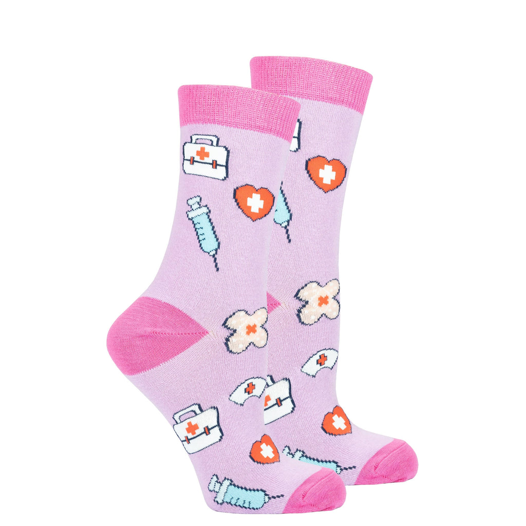 Socks n Socks Women's Fashion - Women's Intimates and Loungewear - Women's Socks & Hosiery - Socks One Color / One Size Women's Nurse Socks