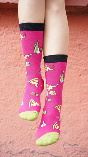 Socks n Socks Women's Fashion - Women's Intimates and Loungewear - Women's Socks & Hosiery - Socks One Color / One Size Women's Pizza Chef Socks