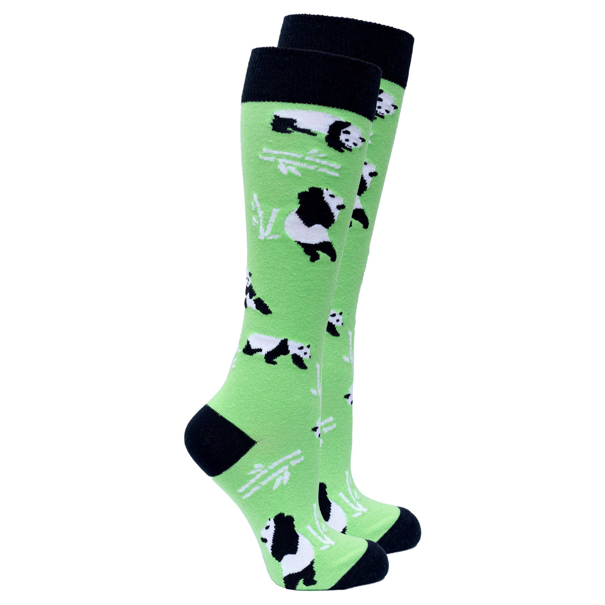 Socks n Socks Women's Fashion - Women's Intimates and Loungewear - Women's Socks & Hosiery - Socks One Color / One Size Women's Silly Panda Knee High Socks