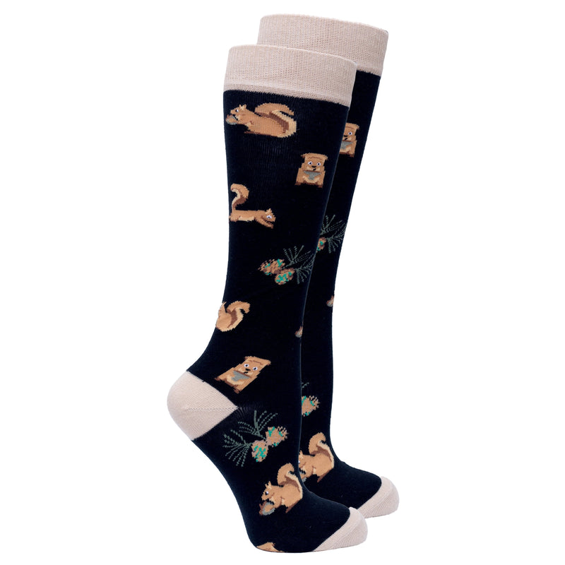 Socks n Socks Women's Fashion - Women's Intimates and Loungewear - Women's Socks & Hosiery - Socks Women's Animal Planet Knee High Socks Set