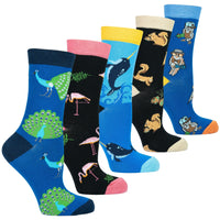 Socks n Socks Women's Fashion - Women's Intimates and Loungewear - Women's Socks & Hosiery - Socks Women's Animal Planet Socks Set