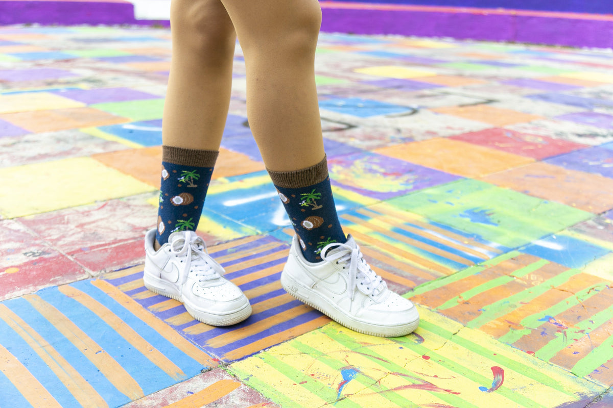 Socks n Socks Women's Fashion - Women's Intimates and Loungewear - Women's Socks & Hosiery - Socks Women's Cheerful Fruits Socks Set