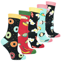 Socks n Socks Women's Fashion - Women's Intimates and Loungewear - Women's Socks & Hosiery - Socks Women's Fast Food Socks Set