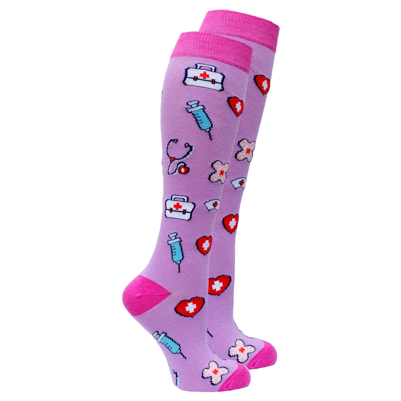Socks n Socks Women's Fashion - Women's Intimates and Loungewear - Women's Socks & Hosiery - Socks Women's Fun Knee High Socks Set