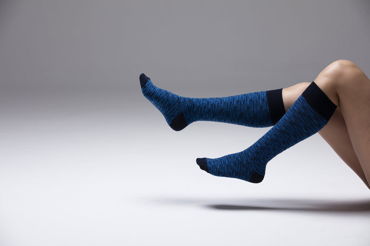 Socks n Socks Women's Fashion - Women's Intimates and Loungewear - Women's Socks & Hosiery - Socks Women's Grizzled Knee High Socks Set