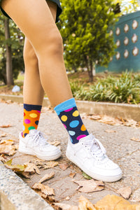 Socks n Socks Women's Fashion - Women's Intimates and Loungewear - Women's Socks & Hosiery - Socks Women's Modern Dots Socks Set