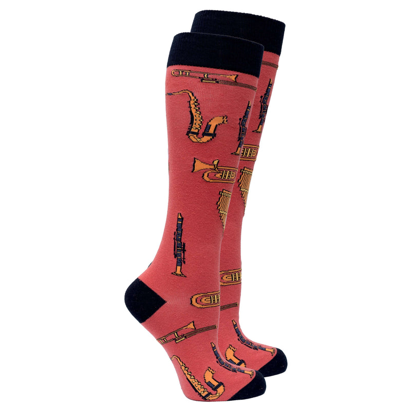 Socks n Socks Women's Fashion - Women's Intimates and Loungewear - Women's Socks & Hosiery - Socks Women's Music Knee High Socks Set