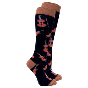 Socks n Socks Women's Fashion - Women's Intimates and Loungewear - Women's Socks & Hosiery - Socks Women's Music Knee High Socks Set