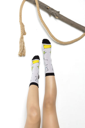 Socks n Socks Women's Fashion - Women's Intimates and Loungewear - Women's Socks & Hosiery - Socks Women's Nerd Socks Set