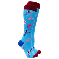Socks n Socks Women's Fashion - Women's Intimates and Loungewear - Women's Socks & Hosiery - Socks Women's Wild Animals Knee High Socks Set
