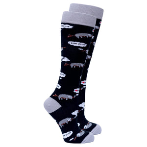 Socks n Socks Women's Fashion - Women's Intimates and Loungewear - Women's Socks & Hosiery - Socks Women's Wildlife Knee High Socks Set
