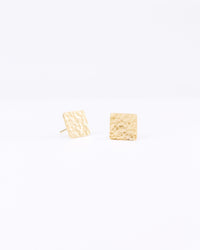 Truvai Women's Earrings Etta Gold Square Stud Earrings