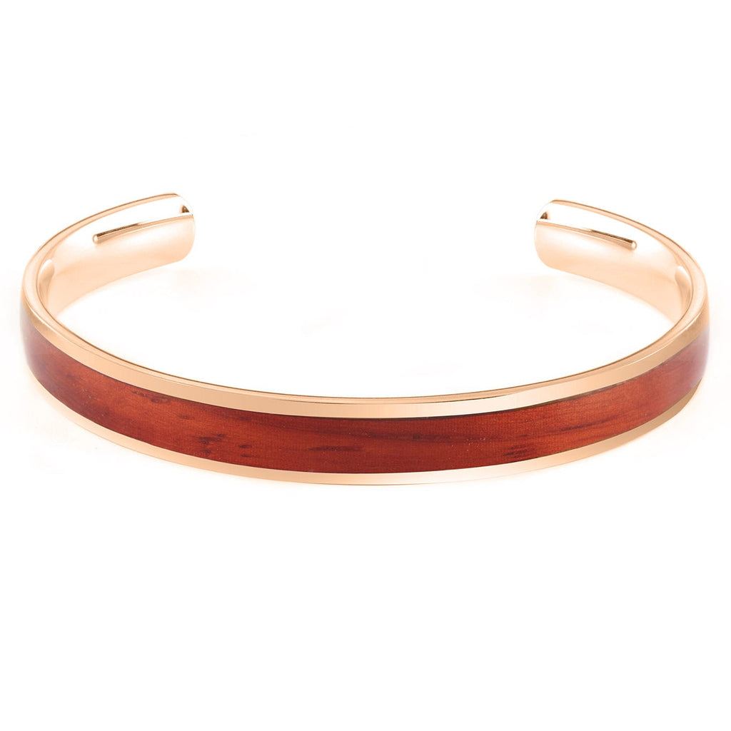 Woodstone Bracelet Diana Rosewood - Rosegold Bangle