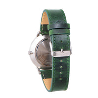 Woodstone Men's Watch Florence Green Sandalwood - Silver