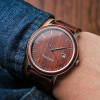 Woodstone Men's Watch Florence Rosewood - Silver