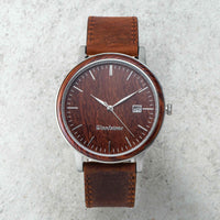 Woodstone Men's Watch Florence Rosewood - Silver