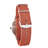 Woodstone Men's Watch Troy Rosewood Canvas Men's Watch