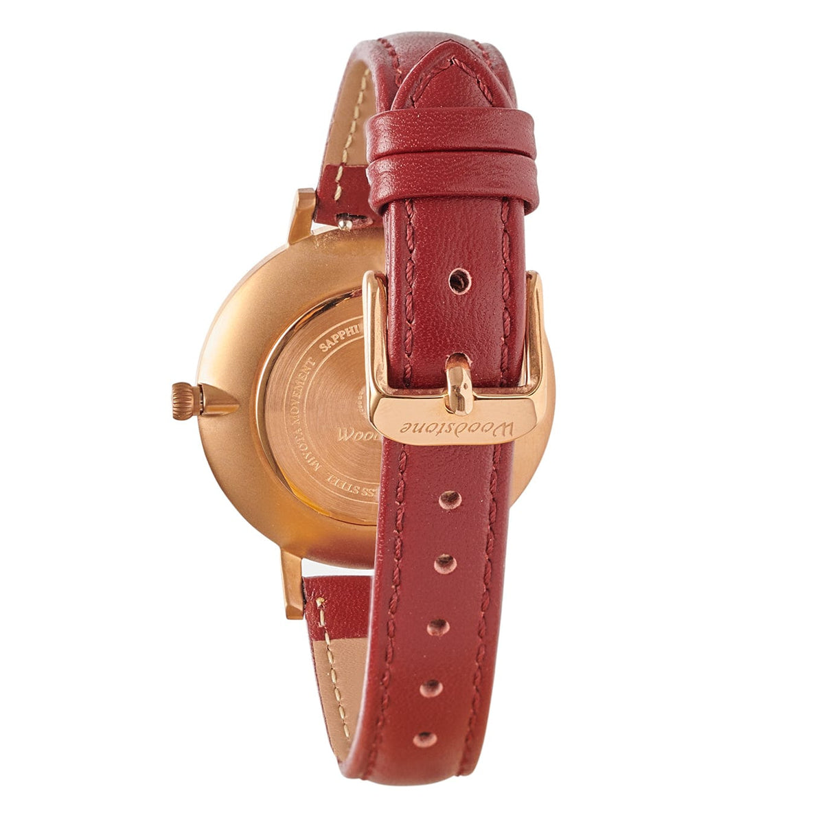 Woodstone Women's Watch Serenity Rosewood - Rosegold
