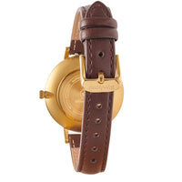 Woodstone Women's Watch Serenity Walnut - Gold