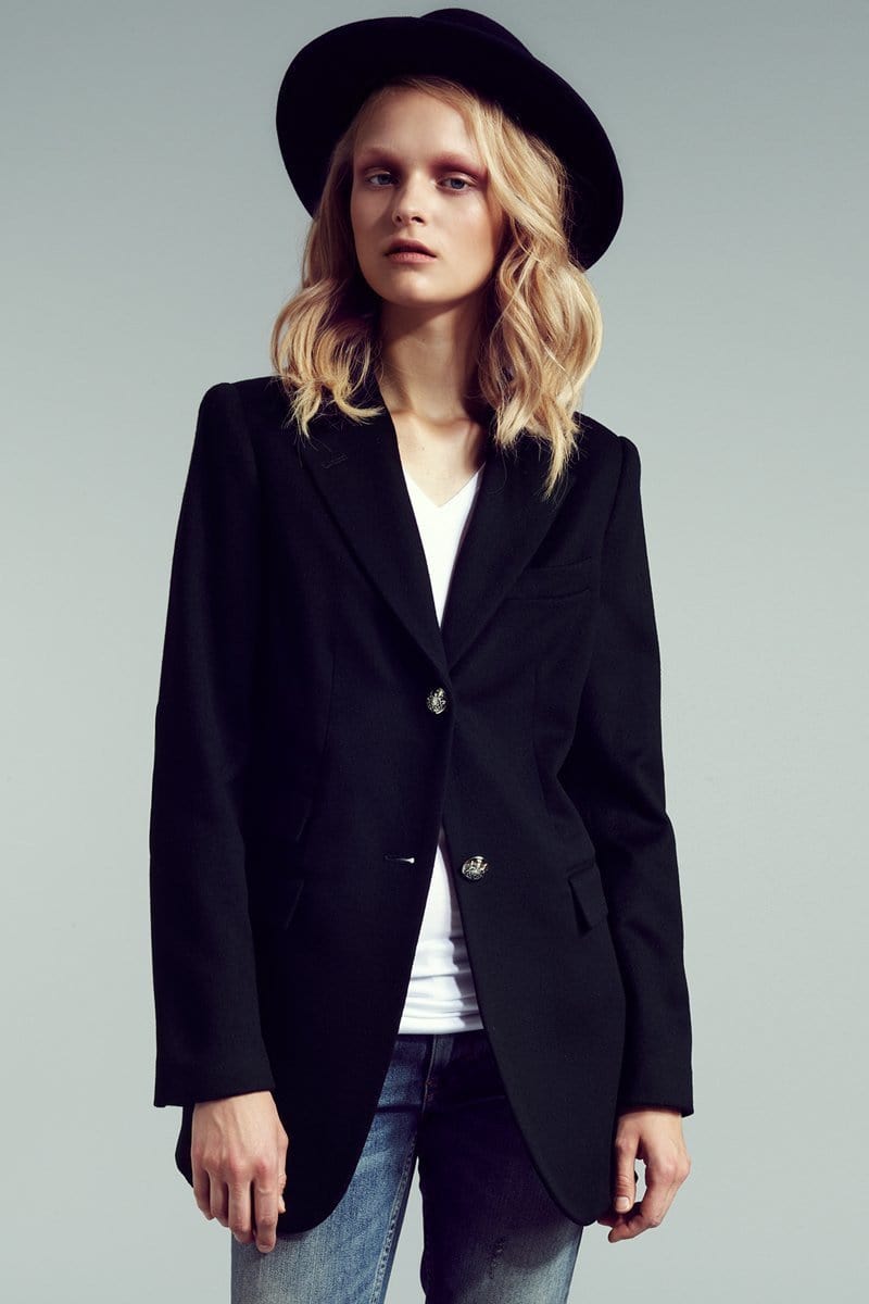 Alchemy Detroit Apparel & Accessories > Clothing > Outerwear > Coats & Jackets Alchemy Detroit The Catherine Tailored Women's Blazer (Navy)