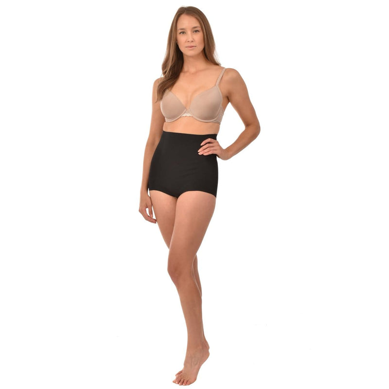 Body Beautiful Shapewear Women's Shapewear High Waist Full Brief Shaper - Black