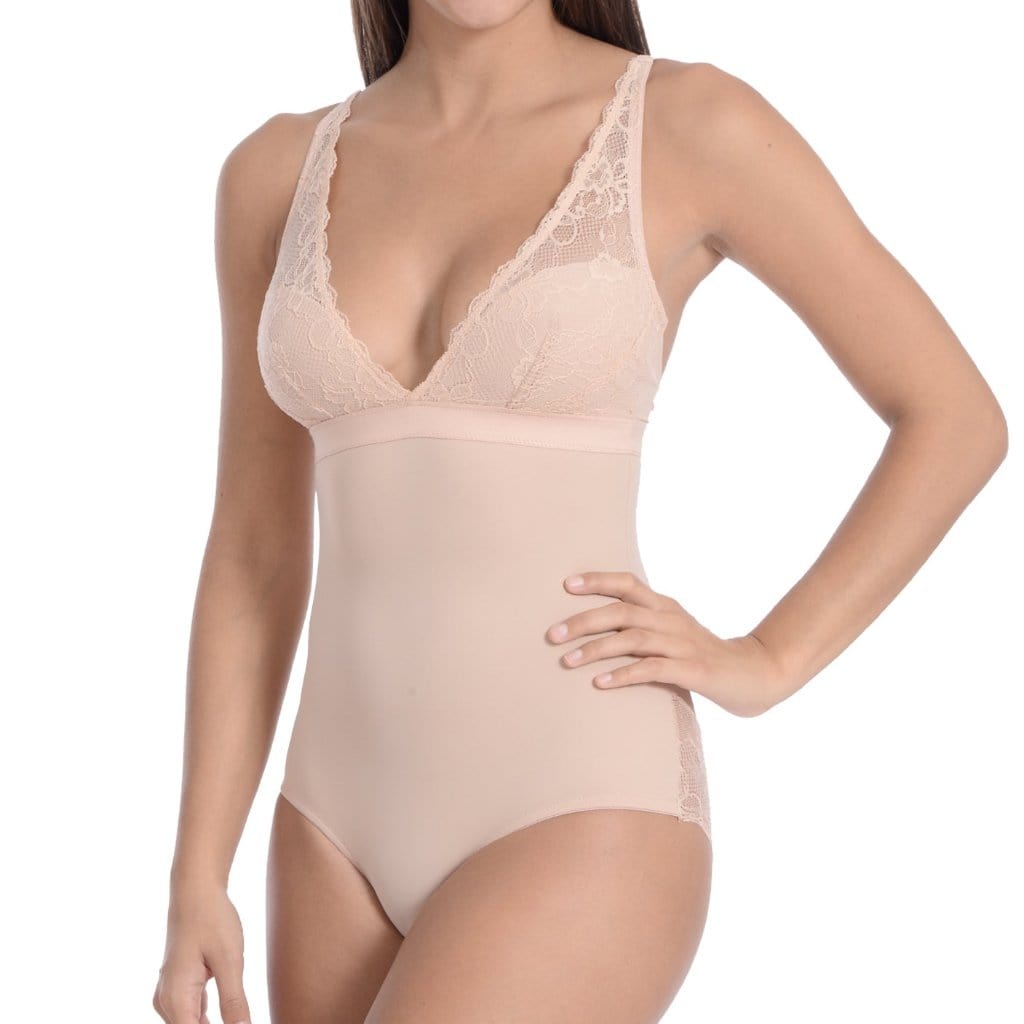 Seamless Wear your own Bra Bodysuit shaper with extra long