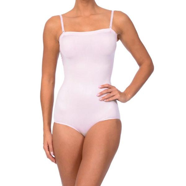 Body Beautiful Shapewear Women's Shapewear S/M Seamless Strapless Bodysuit Pale Pink
