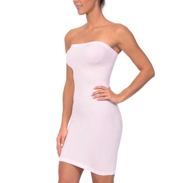 Body Beautiful Shapewear Women's Shapewear Seamless Strapless Full Body Slip Pale Pink
