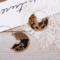ClaudiaG Jewelry & Accessories - Earrings Snake Skin Half Moon Earrings | ClaudiaG