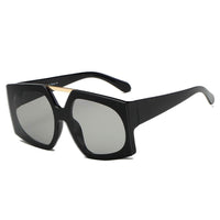 Cramilo Eyewear Women - Accessories - Sunglasses Black Cramilo Eyewear ESSEN | S2056 - Women Vogue Fashion Square Oversize Sunglasses