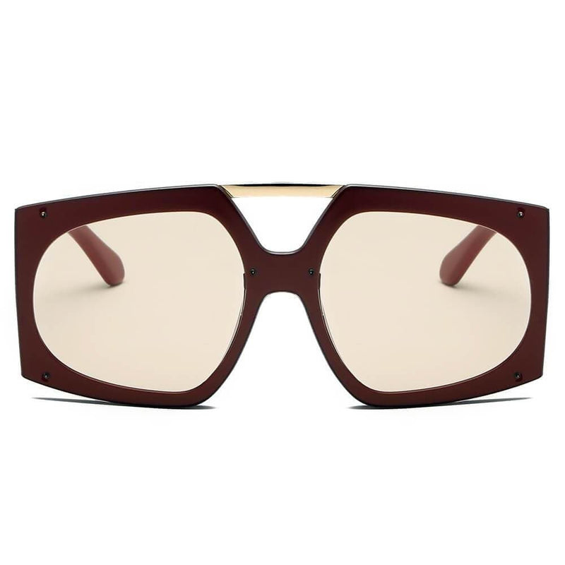 Cramilo Eyewear Women - Accessories - Sunglasses Cramilo Eyewear ESSEN | S2056 - Women Vogue Fashion Square Oversize Sunglasses