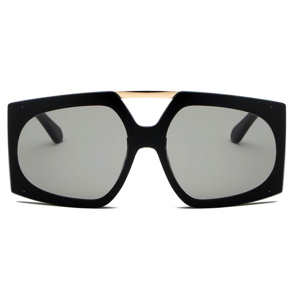 Cramilo Eyewear Women - Accessories - Sunglasses Cramilo Eyewear ESSEN | S2056 - Women Vogue Fashion Square Oversize Sunglasses