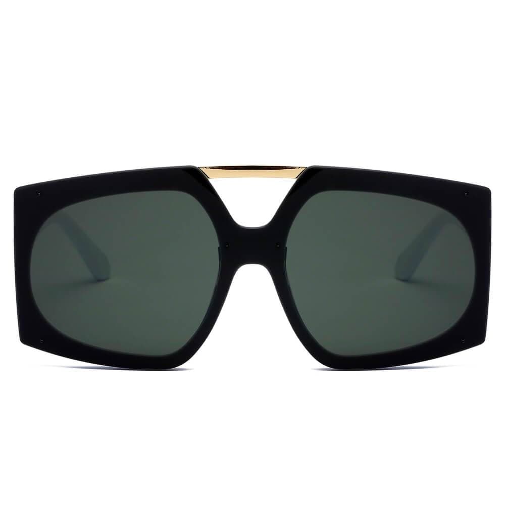 Cramilo Eyewear Women - Accessories - Sunglasses Cramilo Eyewear ESSEN | S2056 - Women Vogue Fashion Square Oversize Sunglasses