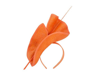 Cupids Millinery Accessories Orange  racing fascinator