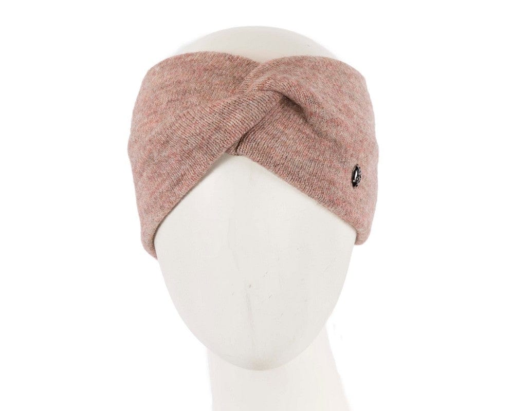 Cupids Millinery Women's Hat Beige Beige European Made woolen headband