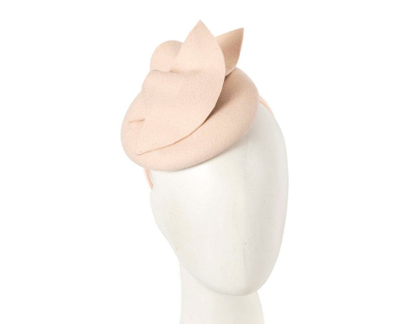 Cupids Millinery Women's Hat Beige Beige felt fascinator by Max Alexander