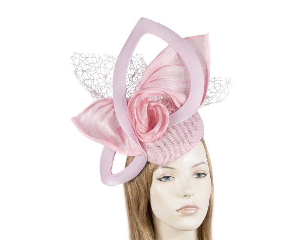 Cupids Millinery Women's Hat Bespoke sculptured pink fascinator